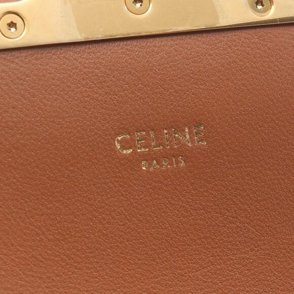 Celine Pvc Brown Shoulder Bags - Picture 4 of 9